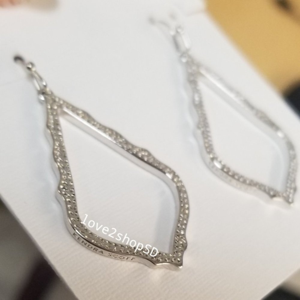 Kendra Scott - Sophia Silver / Rhodium Earrings - LNWT